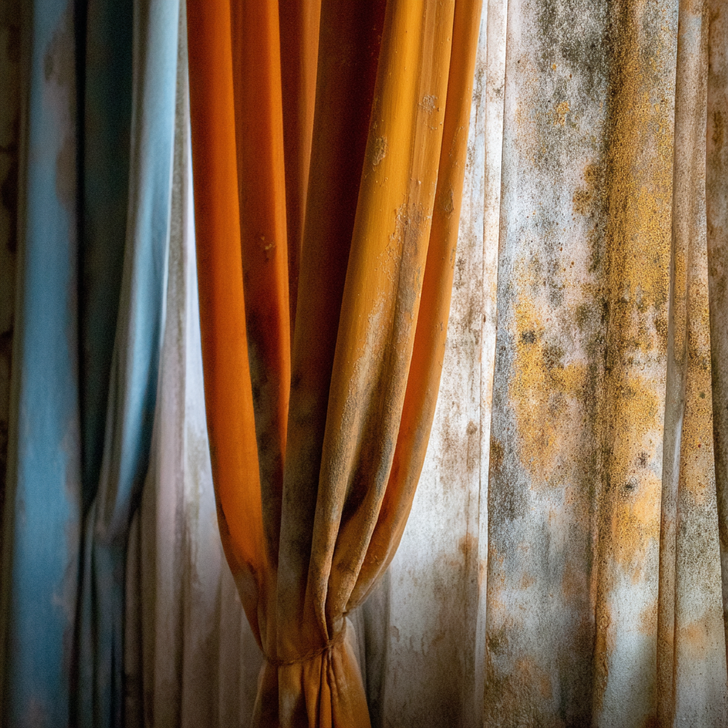 Cladosporium mold, mould on curtains removal in Johannesburg